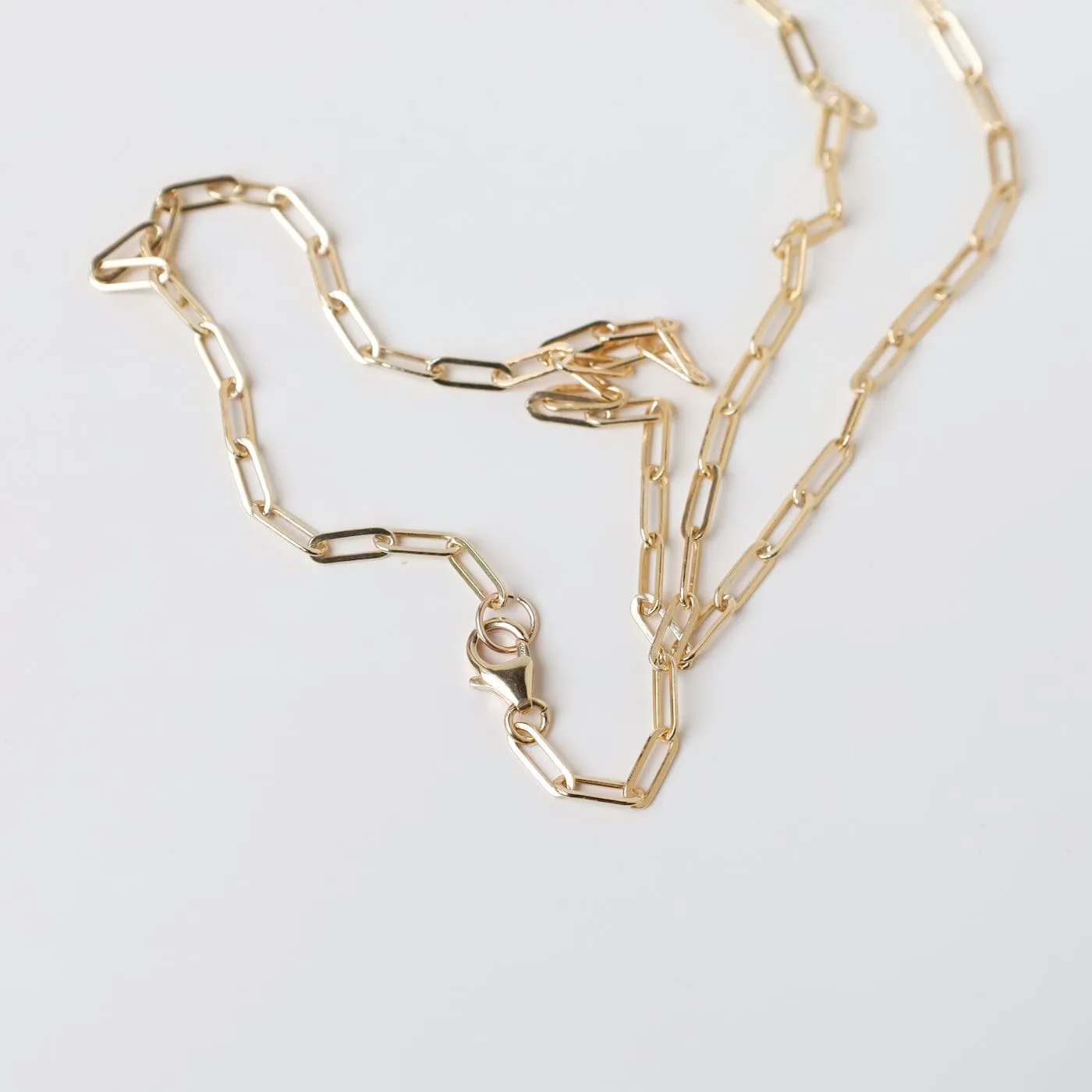 16" Flat Drawn Cable Chain
