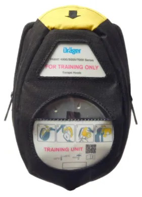 Drager R59420 Escape Training Hood in Soft Pack 8/cs | Free Shipping No Sales Tax