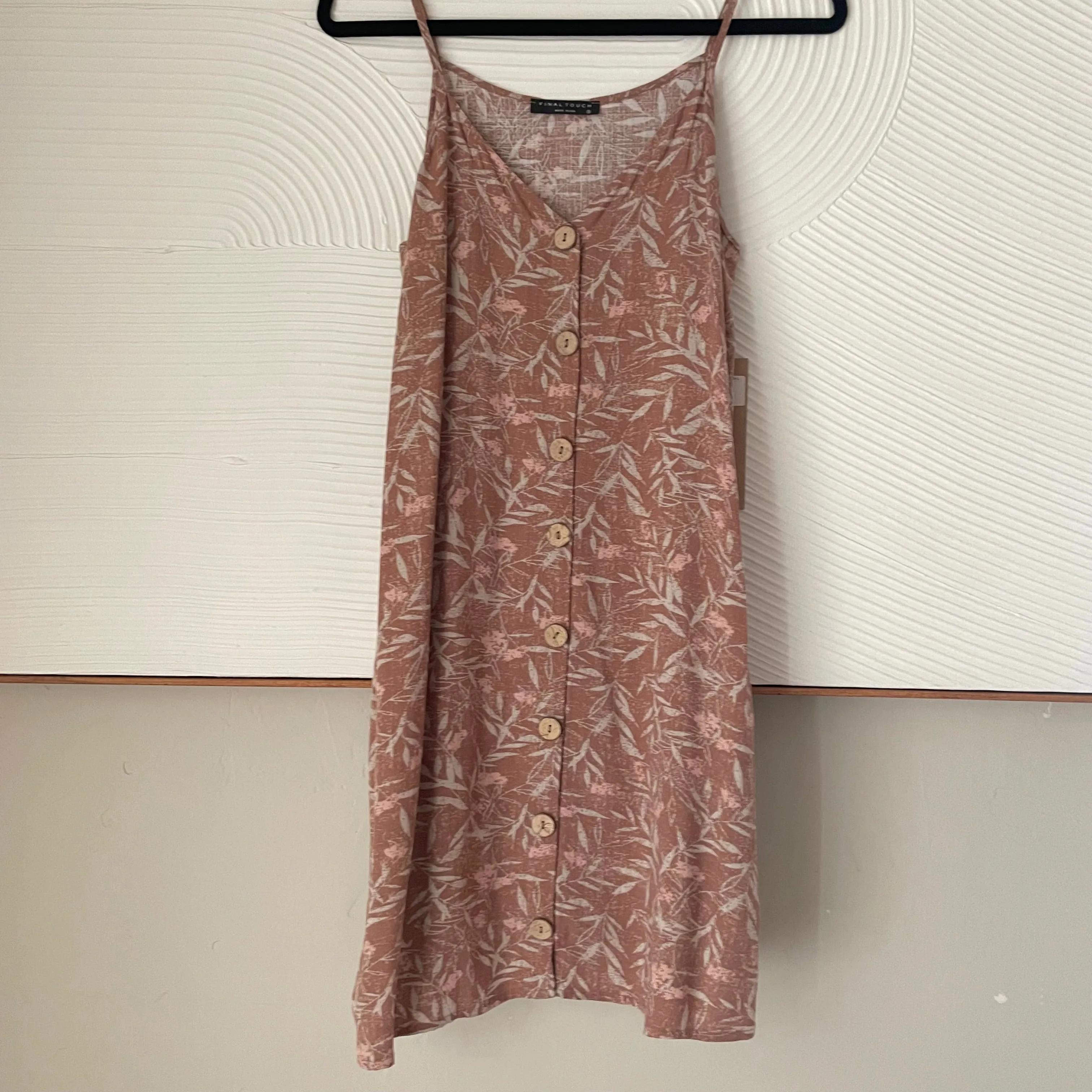 Love Life Mauve Pink Floral Dress