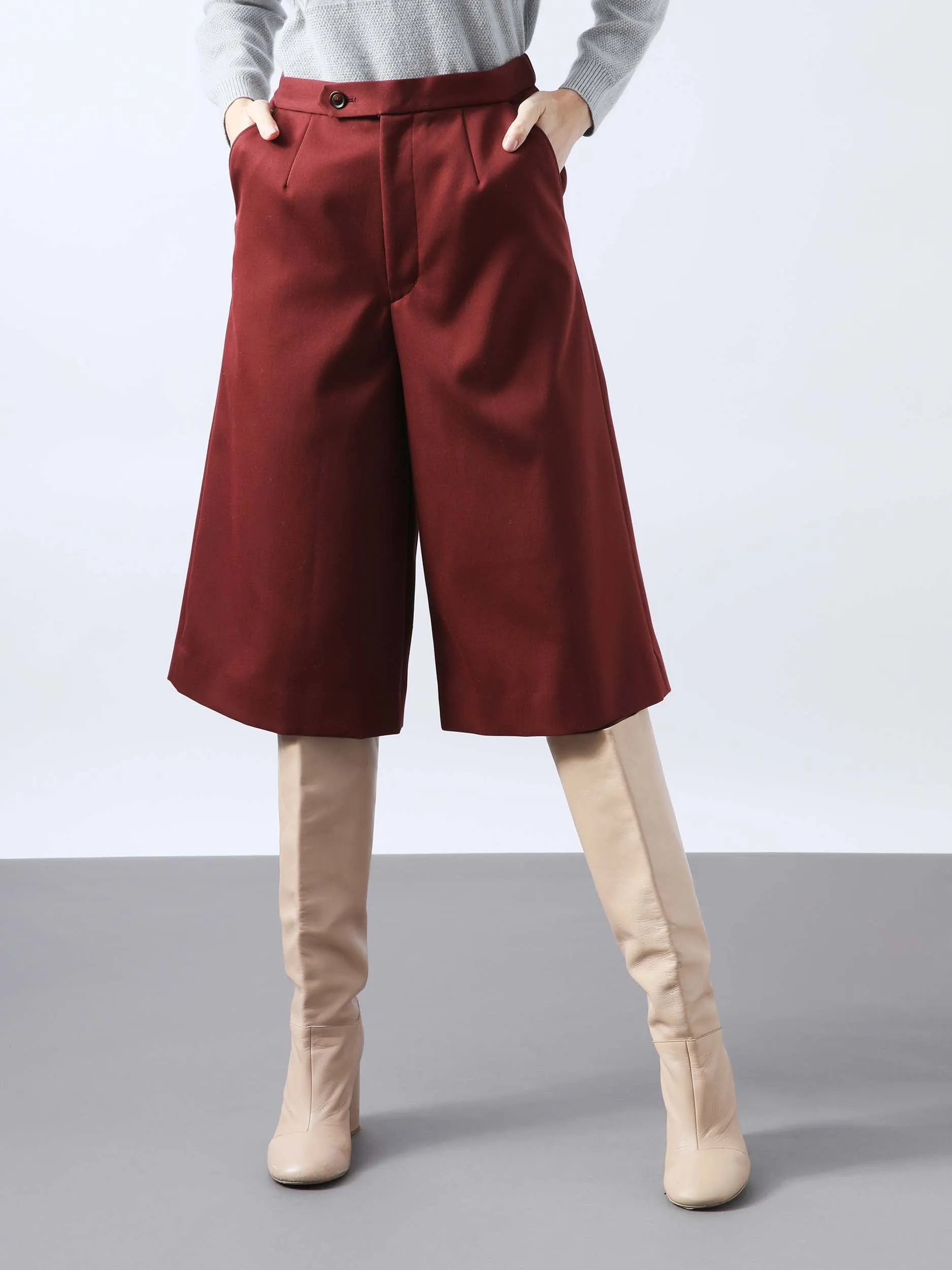 MIHOKO SAITO Wool Culottes