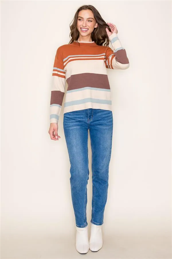 Pumpkin Everything Mock Sweater - FINAL SALE